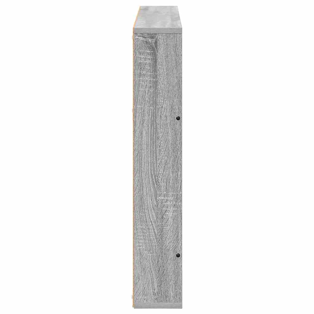 Étagère à magazines 2 pcs Gris Sonoma 100 x 12 x 70 cm - XIOS