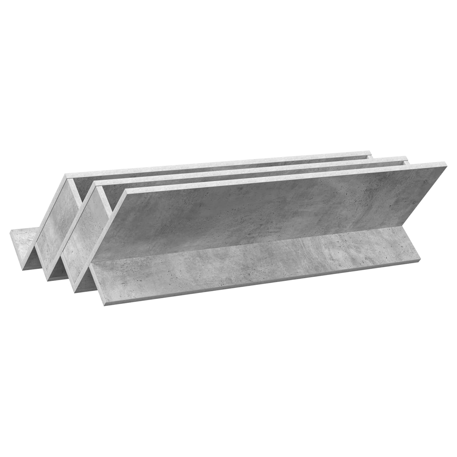 Étagère à magazines avec étagère Gris Béton 90 x 53 x 28,5 cm - XIOS