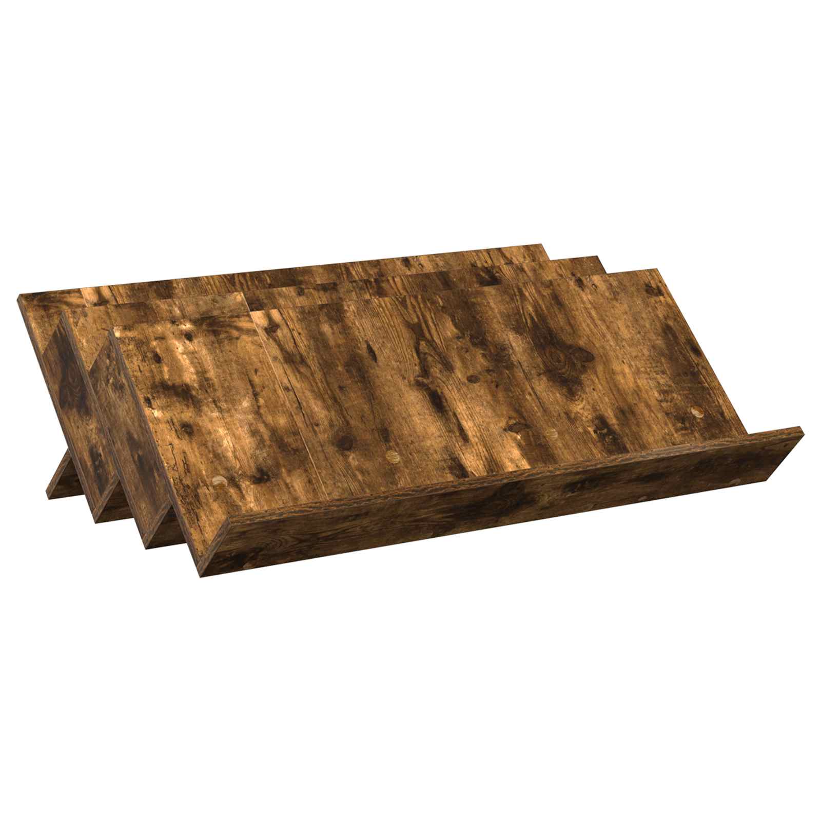 Étagère à magazines avec étagère Chêne fumé 90 x 53 x 28,5 cm - XIOS