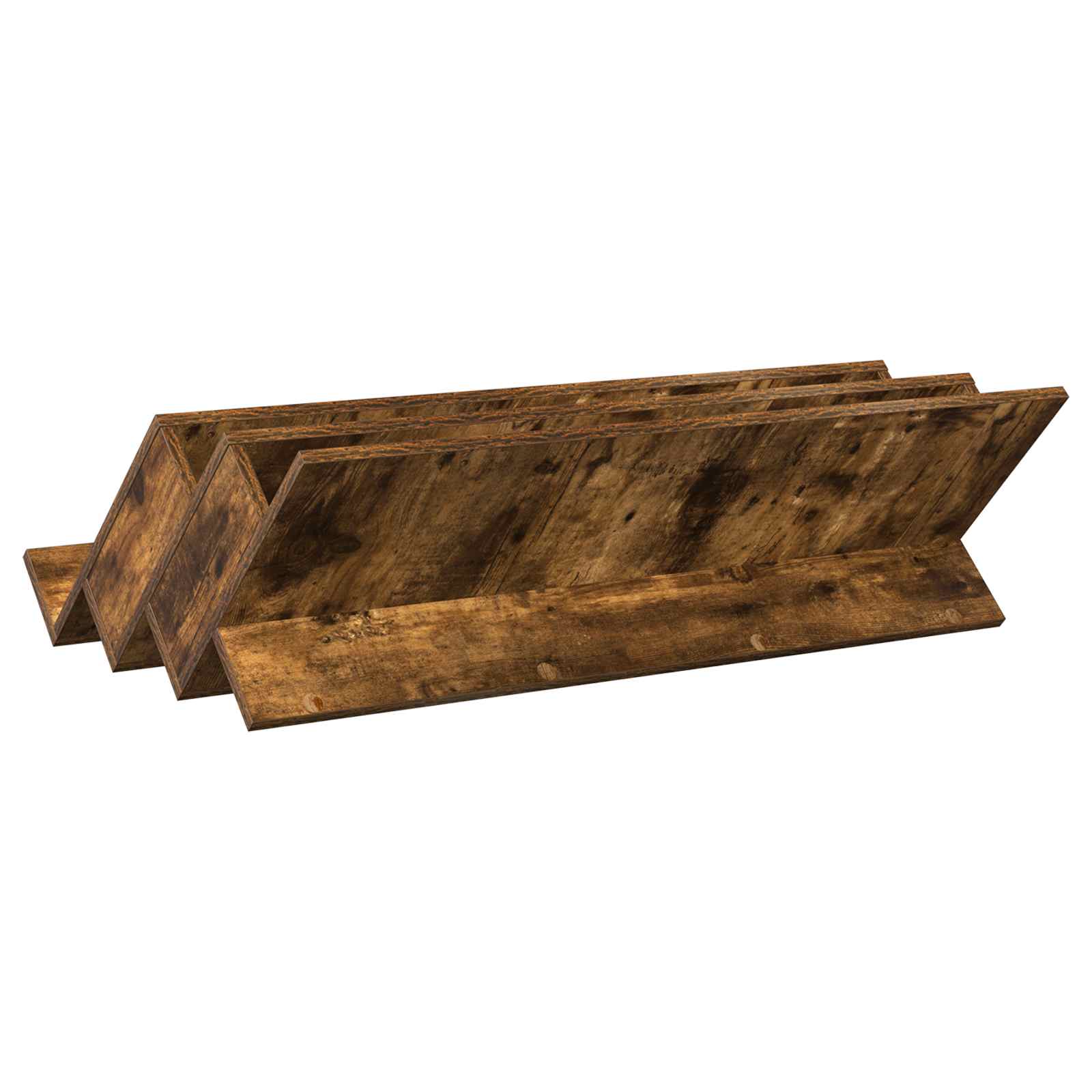 Étagère à magazines avec étagère Chêne fumé 90 x 53 x 28,5 cm - XIOS