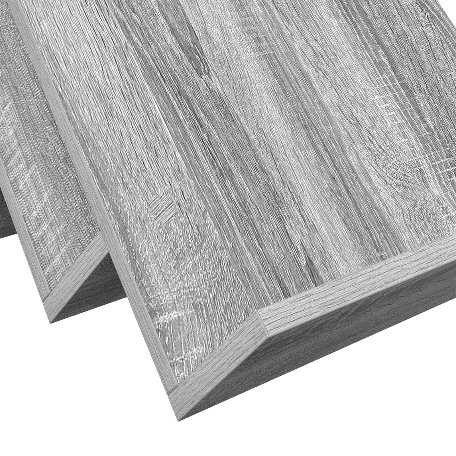 Étagère à magazines avec étagère Gris Sonoma 90 x 53 x 28,5 cm - XIOS