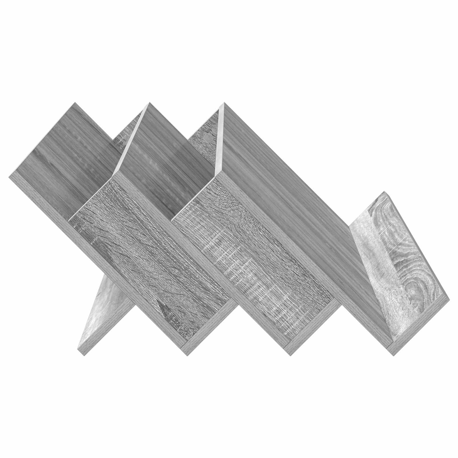 Étagère à magazines avec étagère Gris Sonoma 90 x 53 x 28,5 cm - XIOS