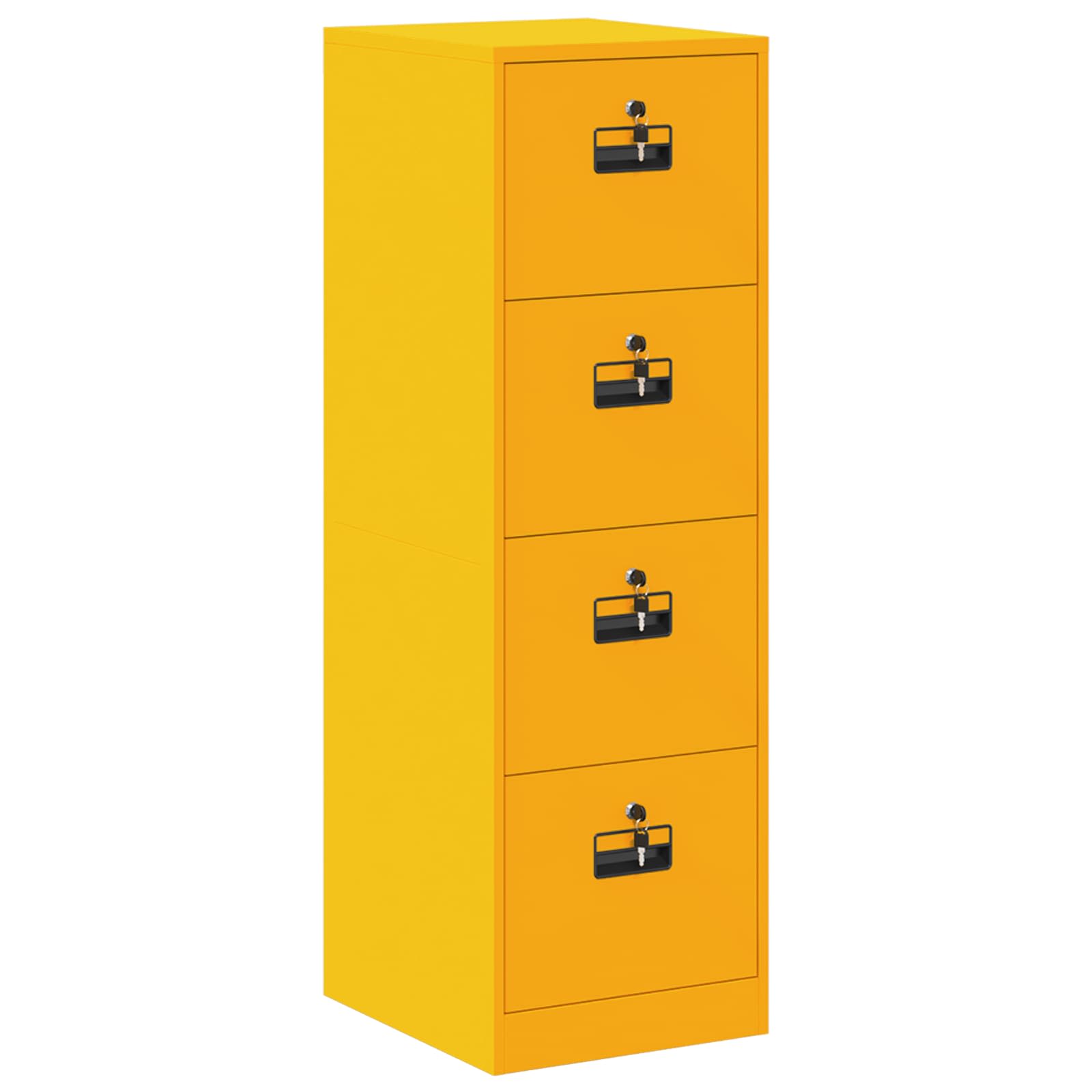 Cabinet de Dossier 2 pcs Jaune moutarde 44 x 50 x 106.5 cm - XIOS