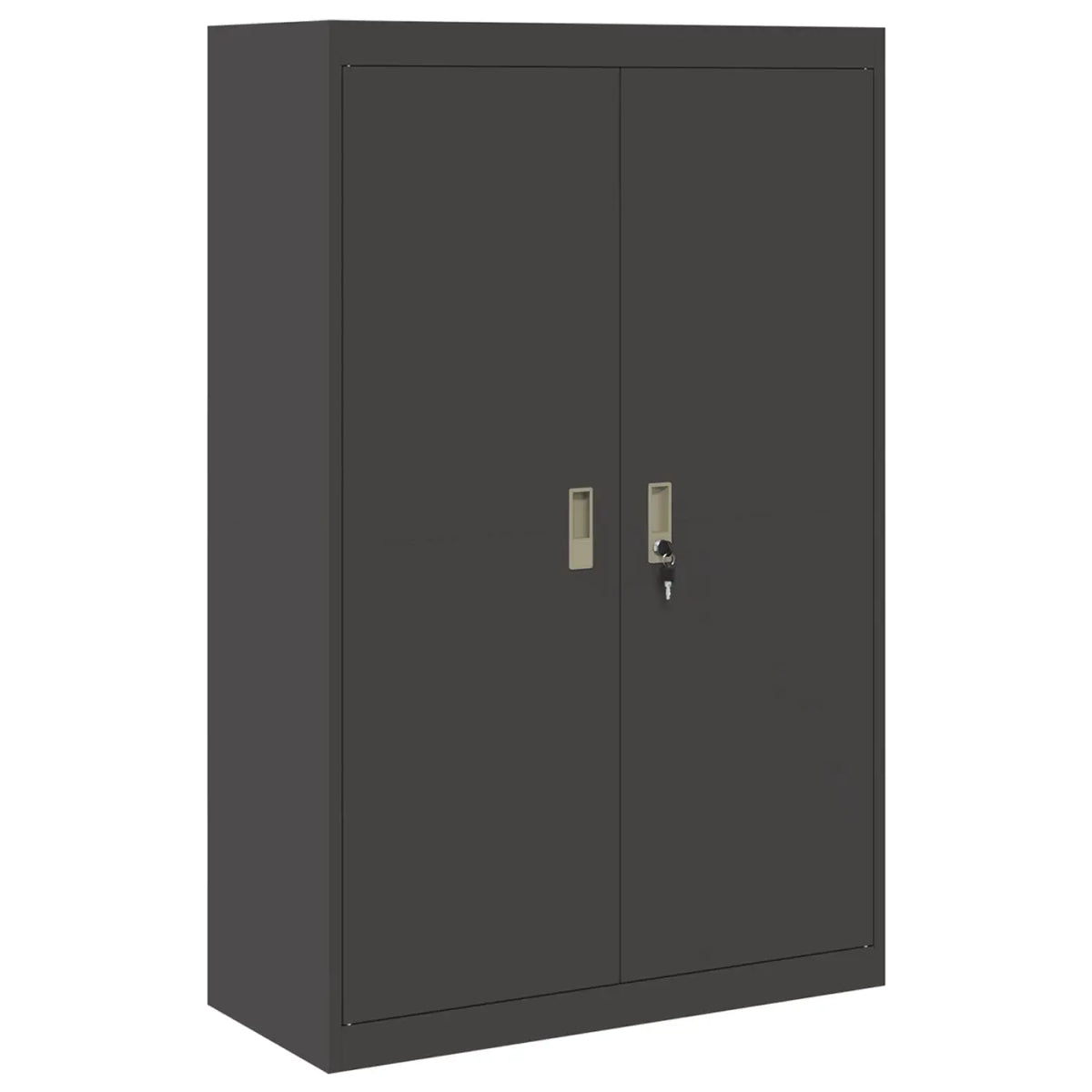 Armoire de rangement Noir 90 x 40 x 140 cm Acier - XIOS