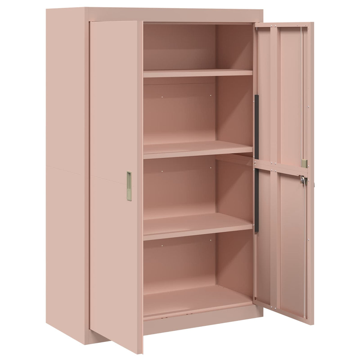 Armoire de rangement Rose 90 x 40 x 140 cm Acier