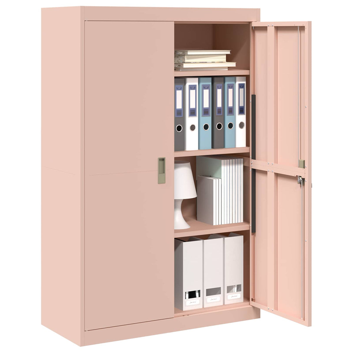 Armoire de rangement Rose 90 x 40 x 140 cm Acier