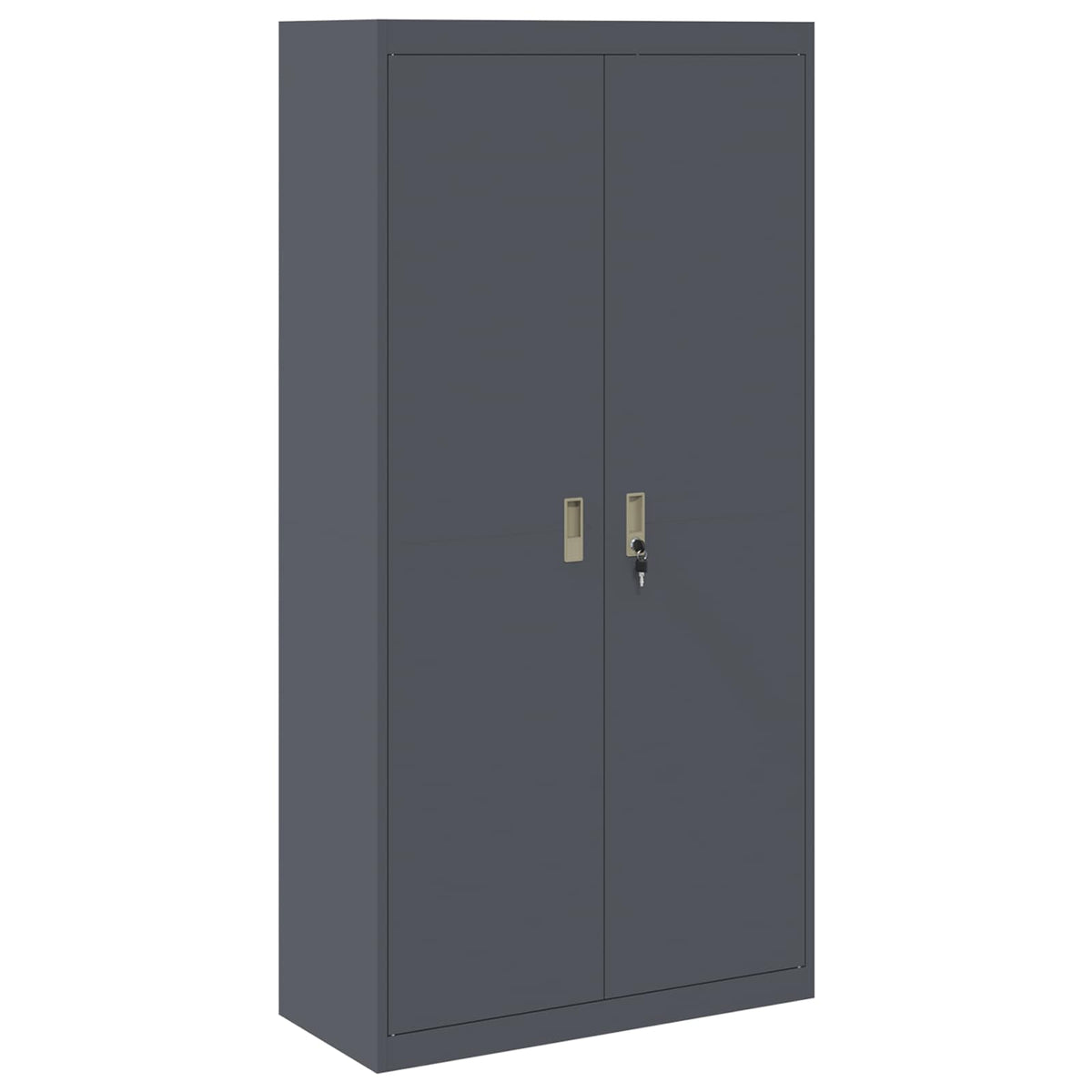 Armoire de rangement Anthracite 90 x 40 x 180 cm Acier