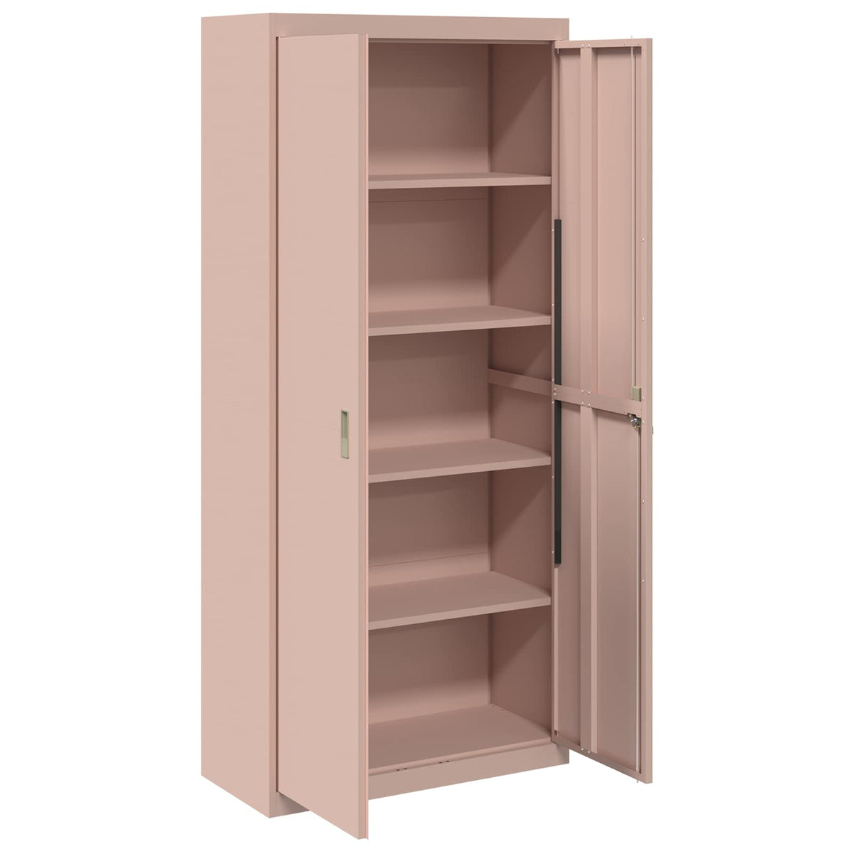Armoire de rangement Rose 90 x 40 x 200 cm Acier