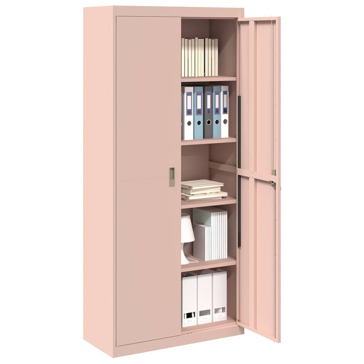 Armoire de rangement Rose 90 x 40 x 200 cm Acier