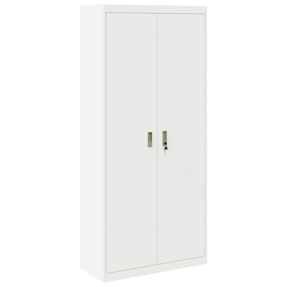 Armoire de rangement Blanc 90 x 40 x 200 cm Acier