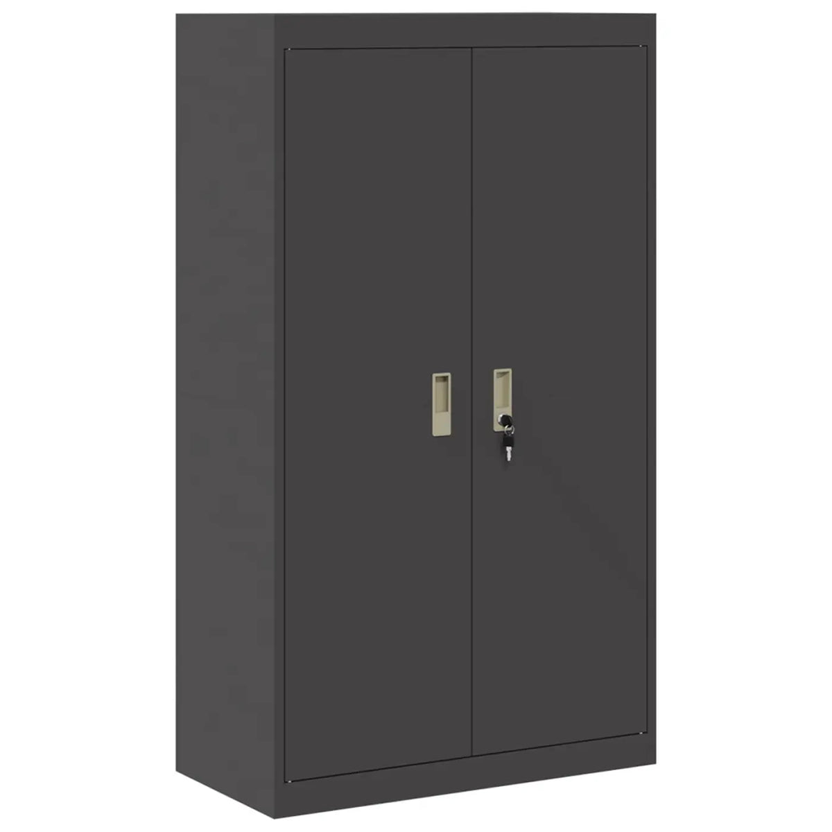 Armoire de rangement Noir 80 x 40 x 140 cm Acier - XIOS