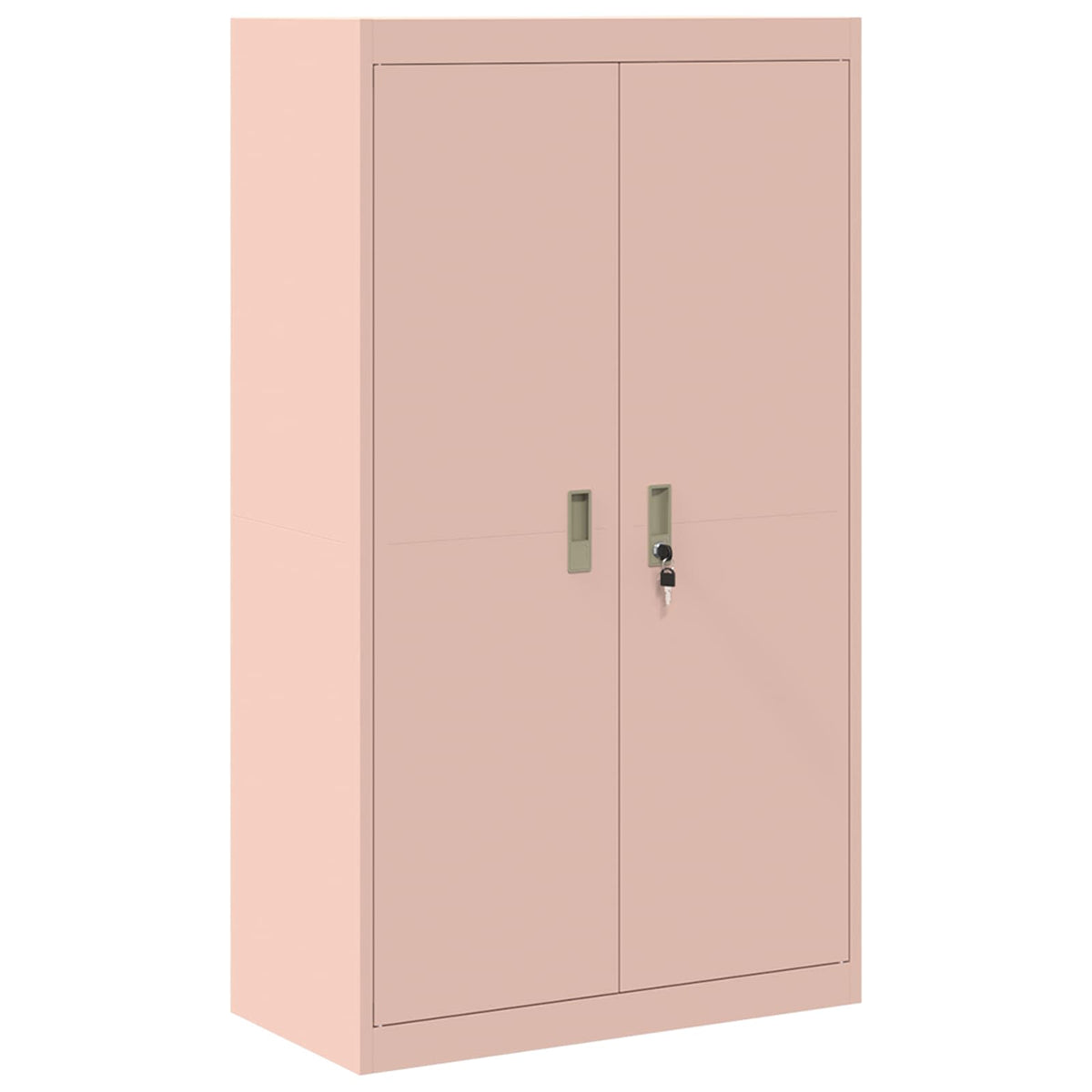 Armoire de rangement Rose 80 x 40 x 140 cm Acier