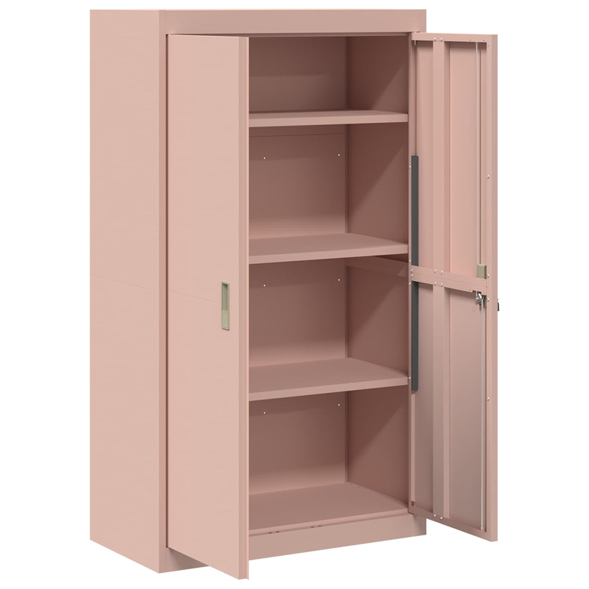 Armoire de rangement Rose 80 x 40 x 140 cm Acier