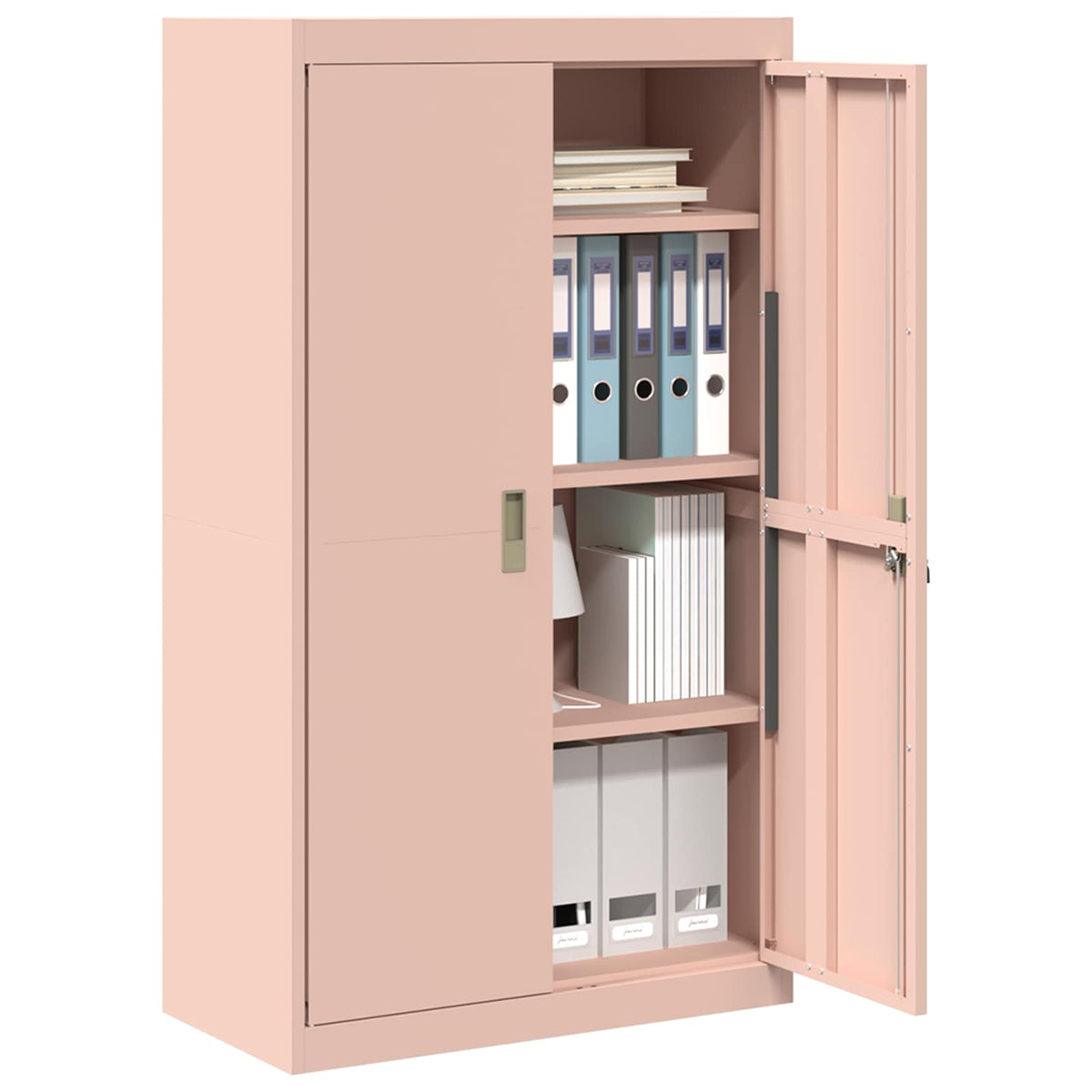 Armoire de rangement Rose 80 x 40 x 140 cm Acier