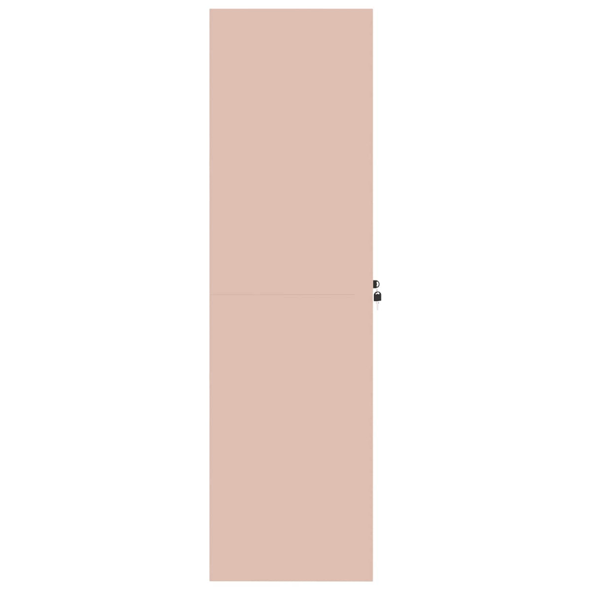 Armoire de rangement Rose 80 x 40 x 140 cm Acier
