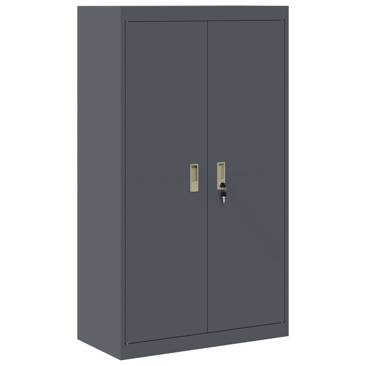 Armoire de rangement Anthracite 80 x 40 x 140 cm Acier