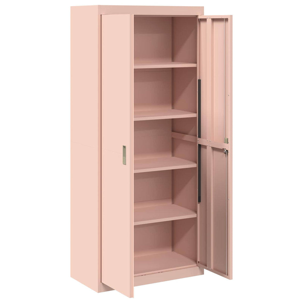 Armoire de rangement Rose 80 x 40 x 180 cm Acier