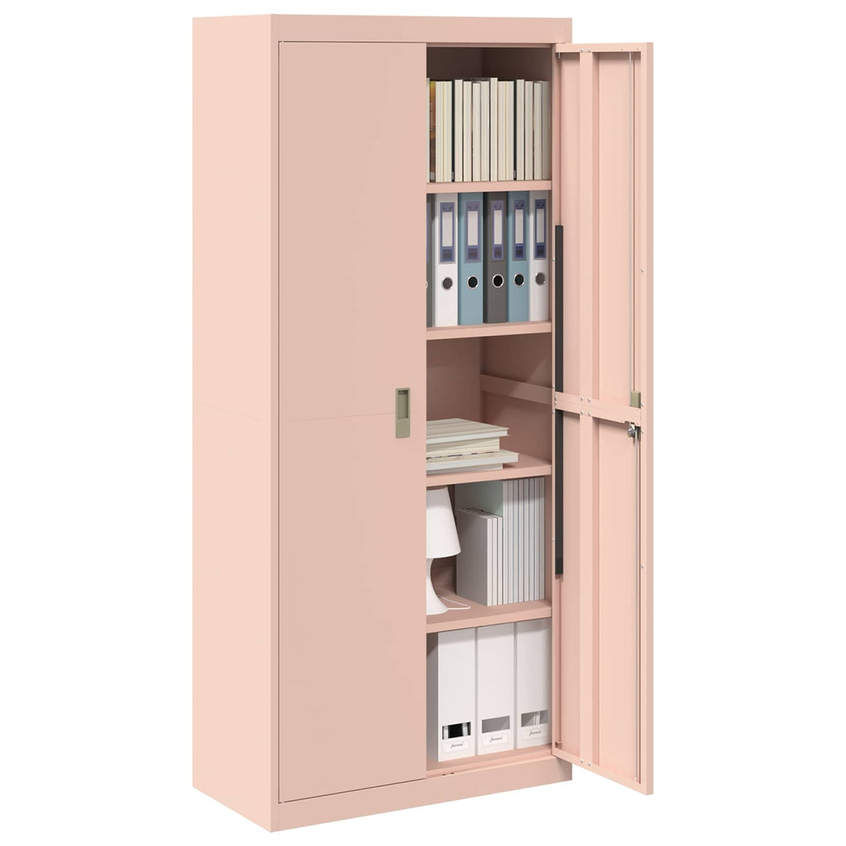 Armoire de rangement Rose 80 x 40 x 180 cm Acier