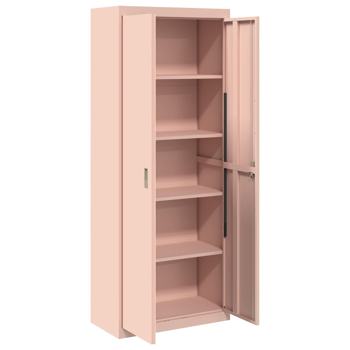 Armoire de rangement Rose 80 x 40 x 200 cm Acier