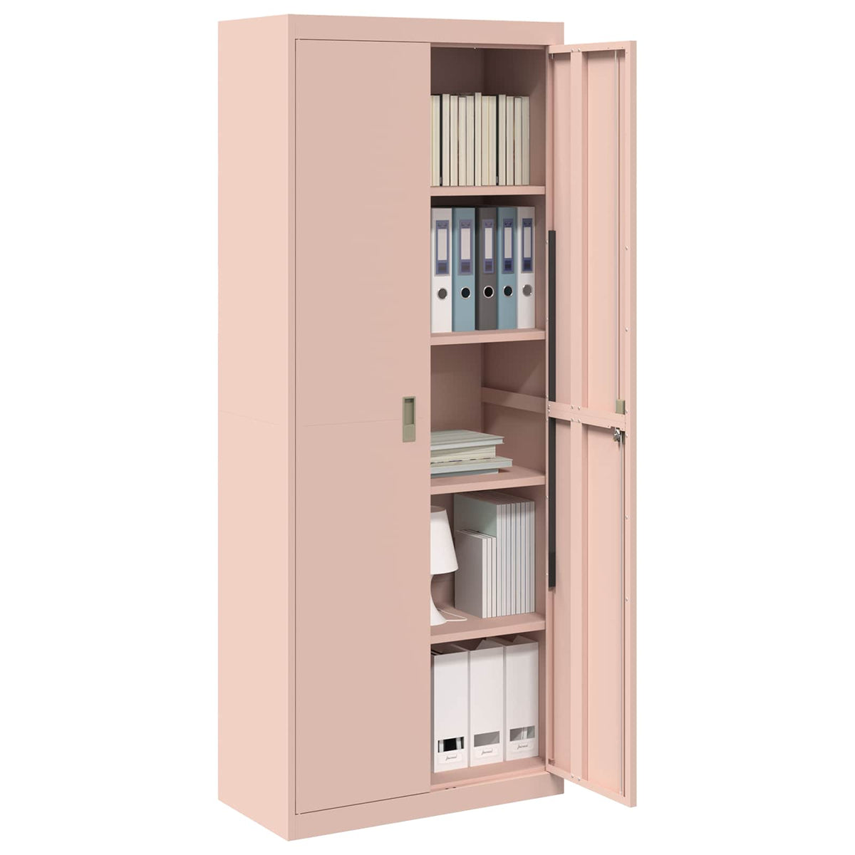 Armoire de rangement Rose 80 x 40 x 200 cm Acier