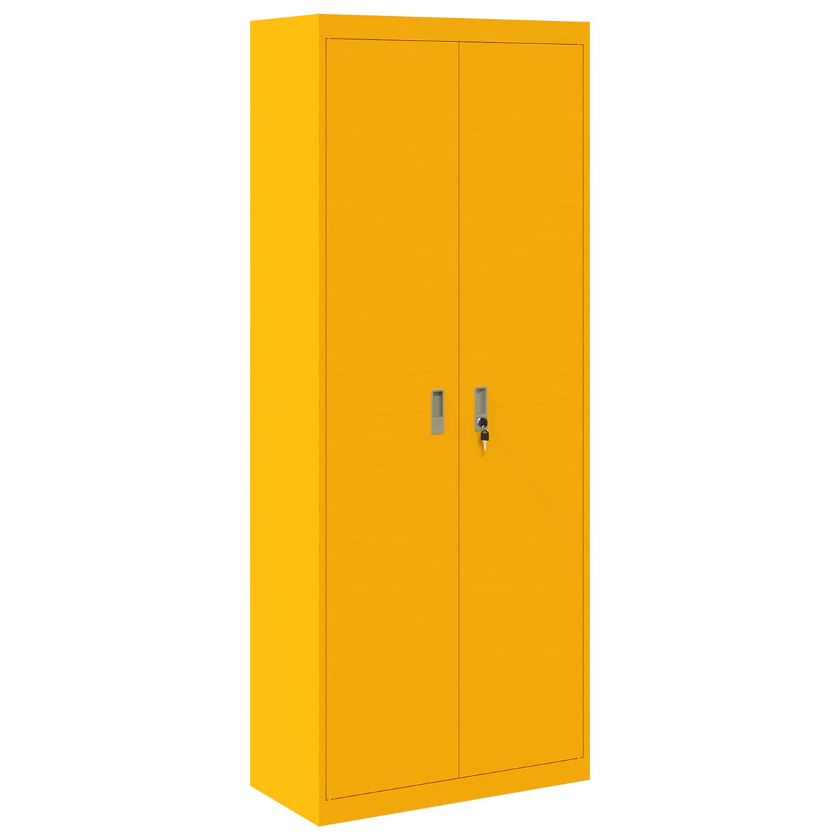 Armoire de rangement Jaune moutarde 80 x 40 x 200 cm Acier