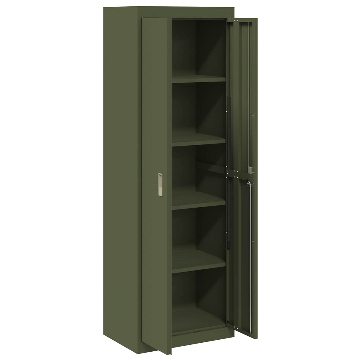 Armoire de rangement Vert olive 60 x 40 x 180 cm Acier