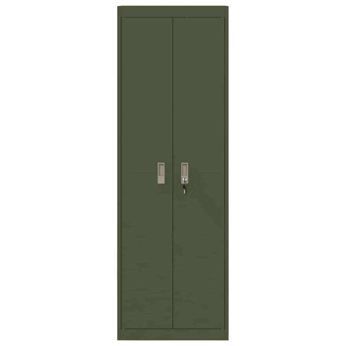 Armoire de rangement Vert olive 60 x 40 x 180 cm Acier