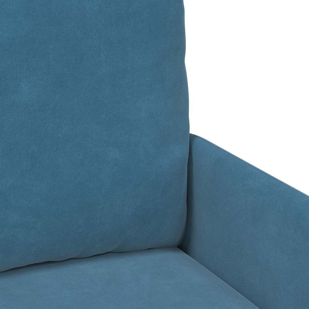 Canapés avec coussin 55cm Bleu Contreplaqué - XIOS