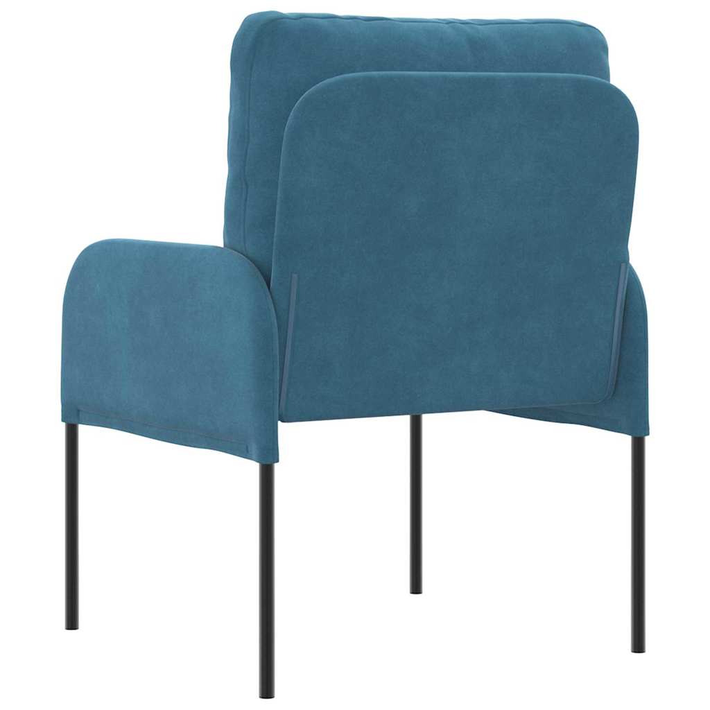 Canapés avec coussin 55cm Bleu Contreplaqué - XIOS