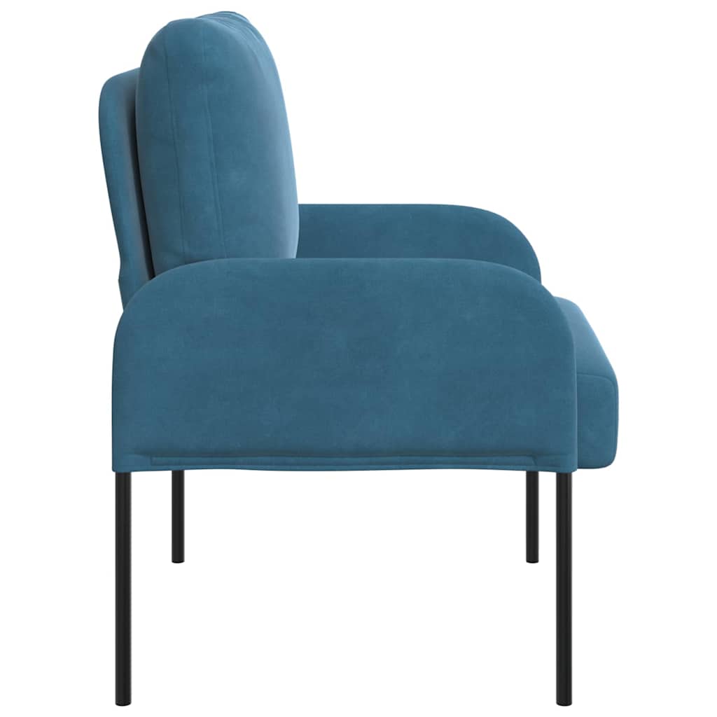 Canapés avec coussin 55cm Bleu Contreplaqué - XIOS