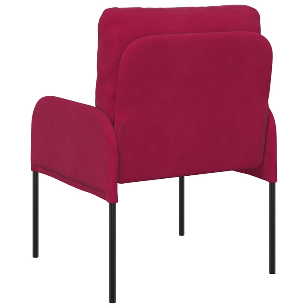 Canapés avec coussin 55cm Bordeaux Contreplaqué - XIOS