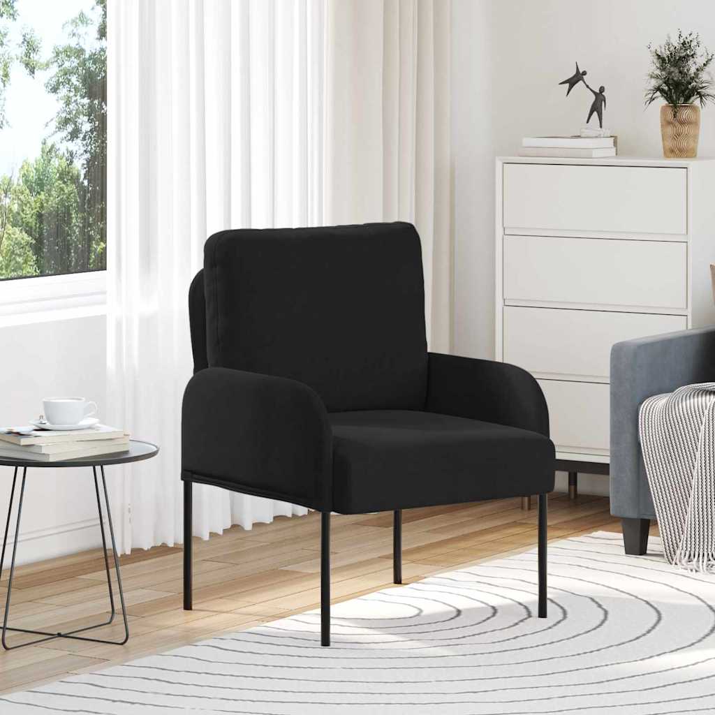 Canapés avec coussin 55cm Noir Contreplaqué - XIOS