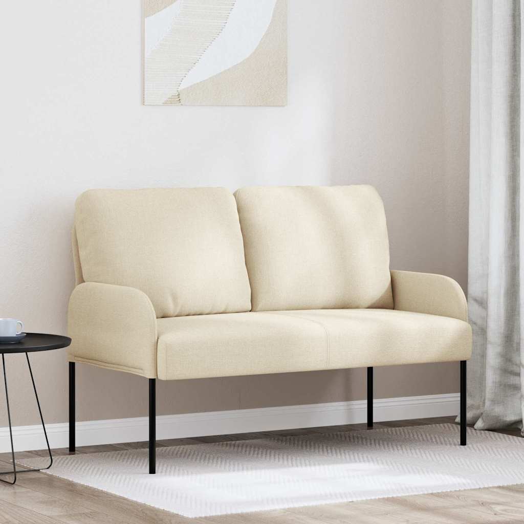 Canapés avec coussin 110cm Crème Contreplaqué - XIOS