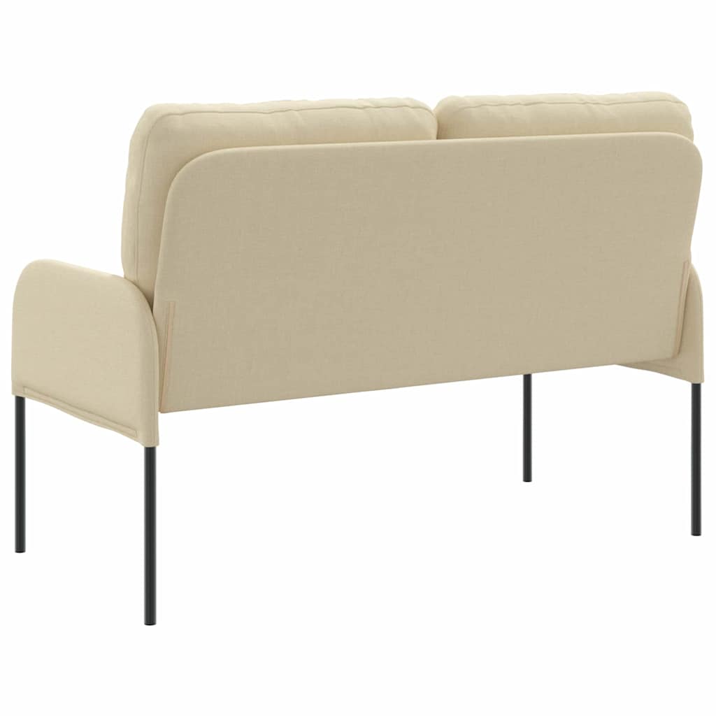 Canapés avec coussin 110cm Crème Contreplaqué - XIOS