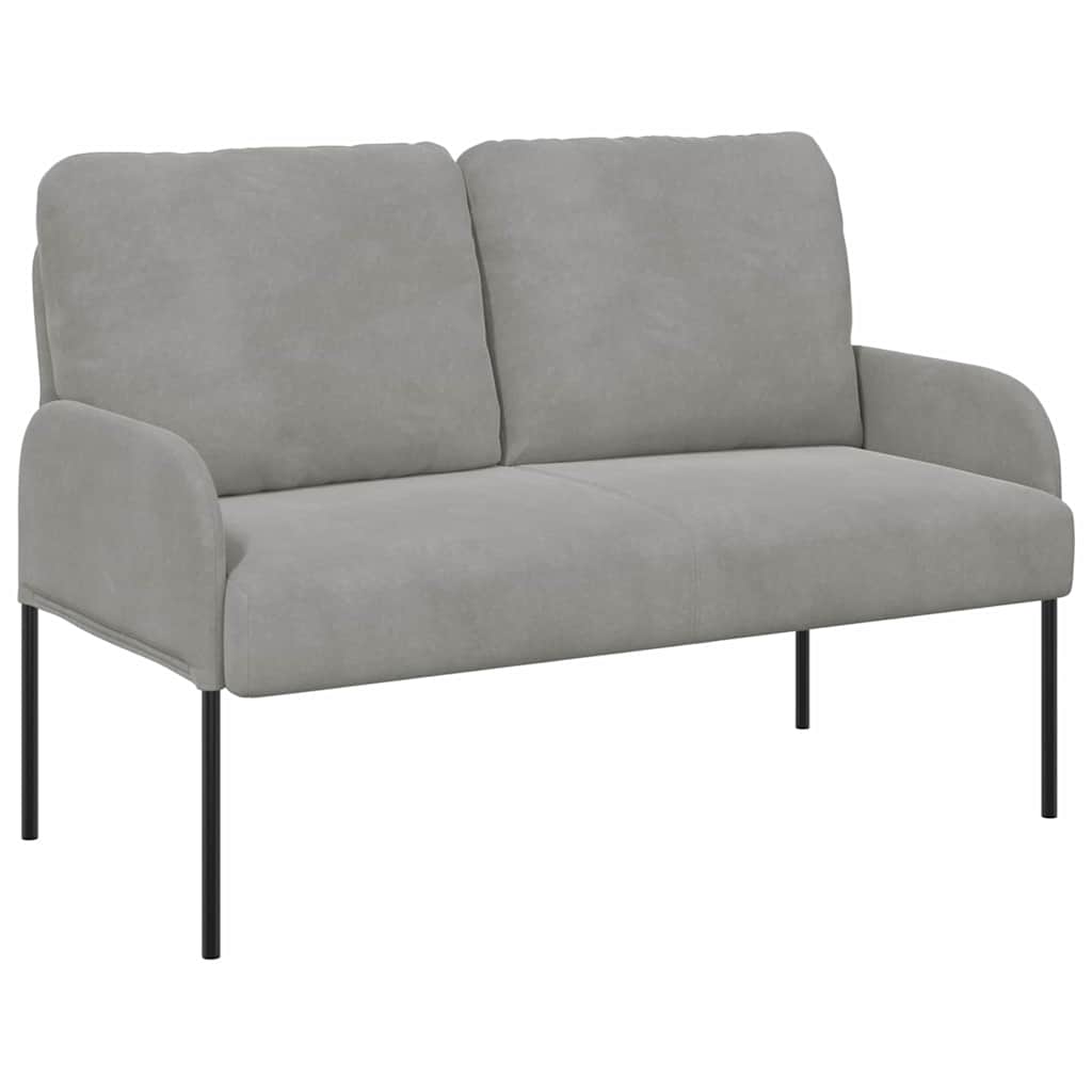 Canapés avec coussin 110cm Gris clair Contreplaqué - XIOS