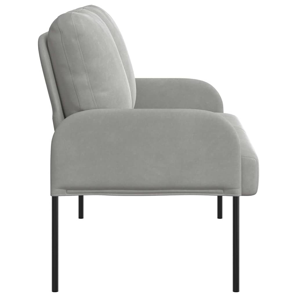 Canapés avec coussin 110cm Gris clair Contreplaqué - XIOS