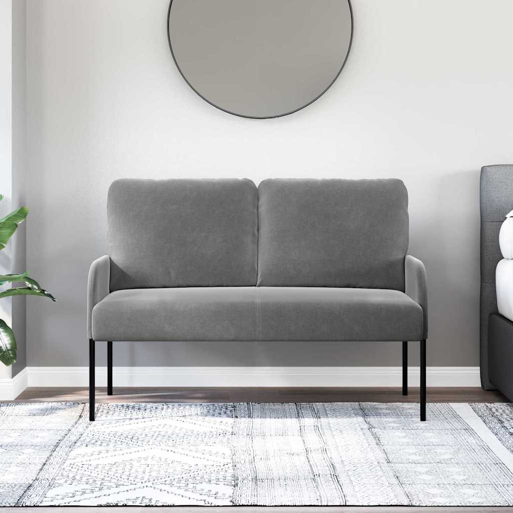 Canapés avec coussin 110cm Gris foncé Contreplaqué - XIOS