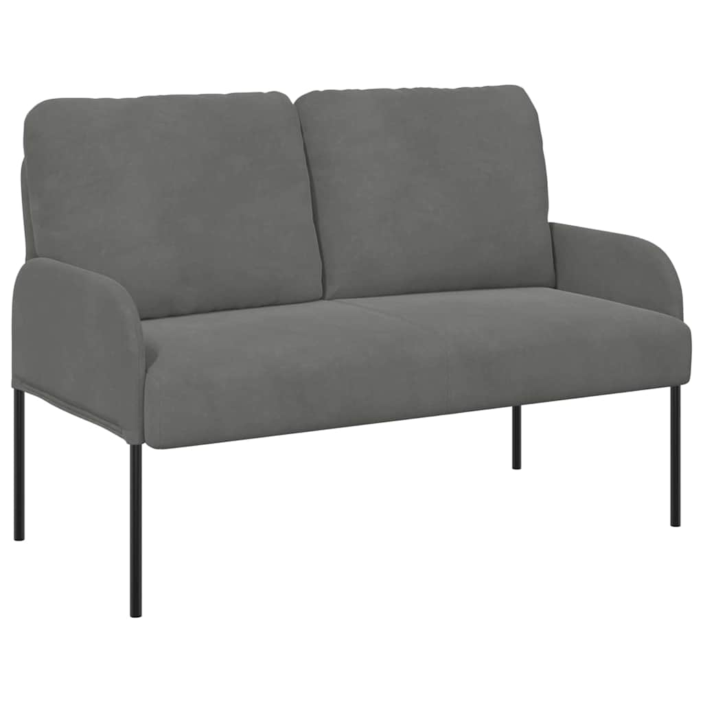 Canapés avec coussin 110cm Gris foncé Contreplaqué - XIOS