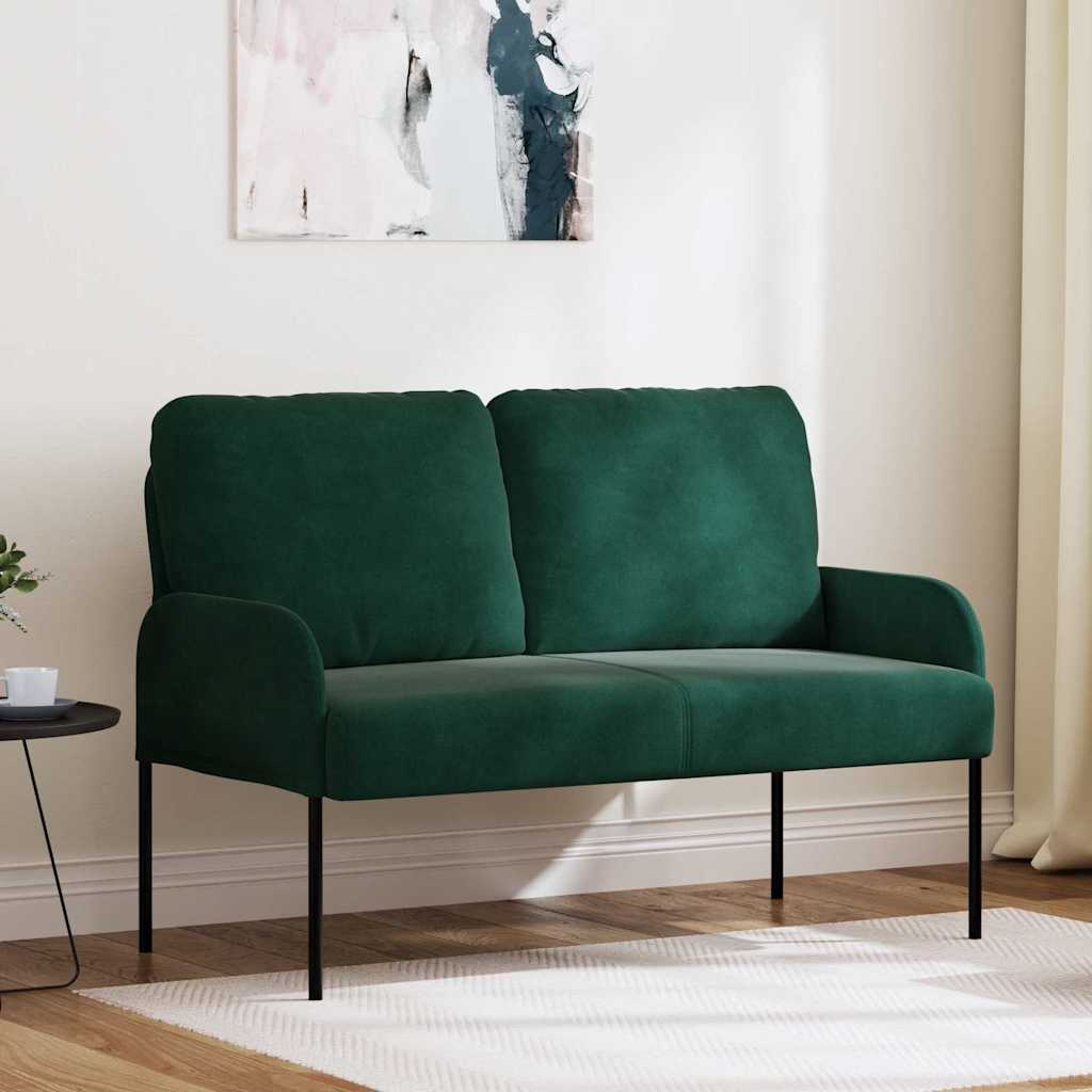 Canapés avec coussin 110cm Vert foncé Contreplaqué - XIOS