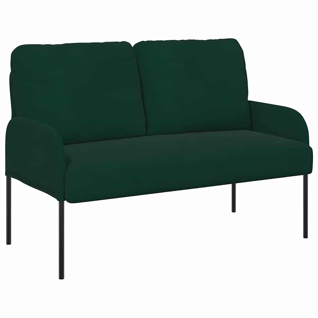 Canapés avec coussin 110cm Vert foncé Contreplaqué - XIOS