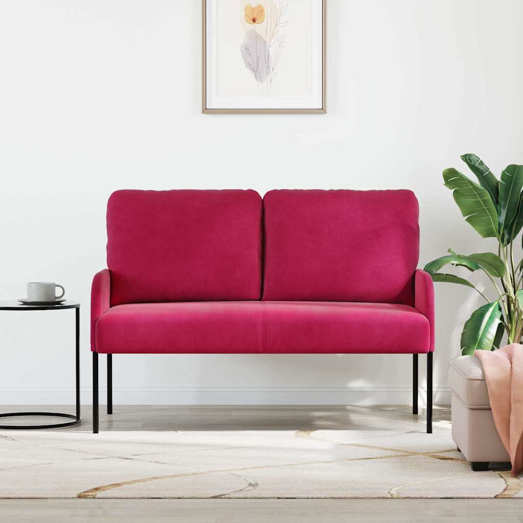 Canapés avec coussin 110cm Bordeaux Contreplaqué - XIOS
