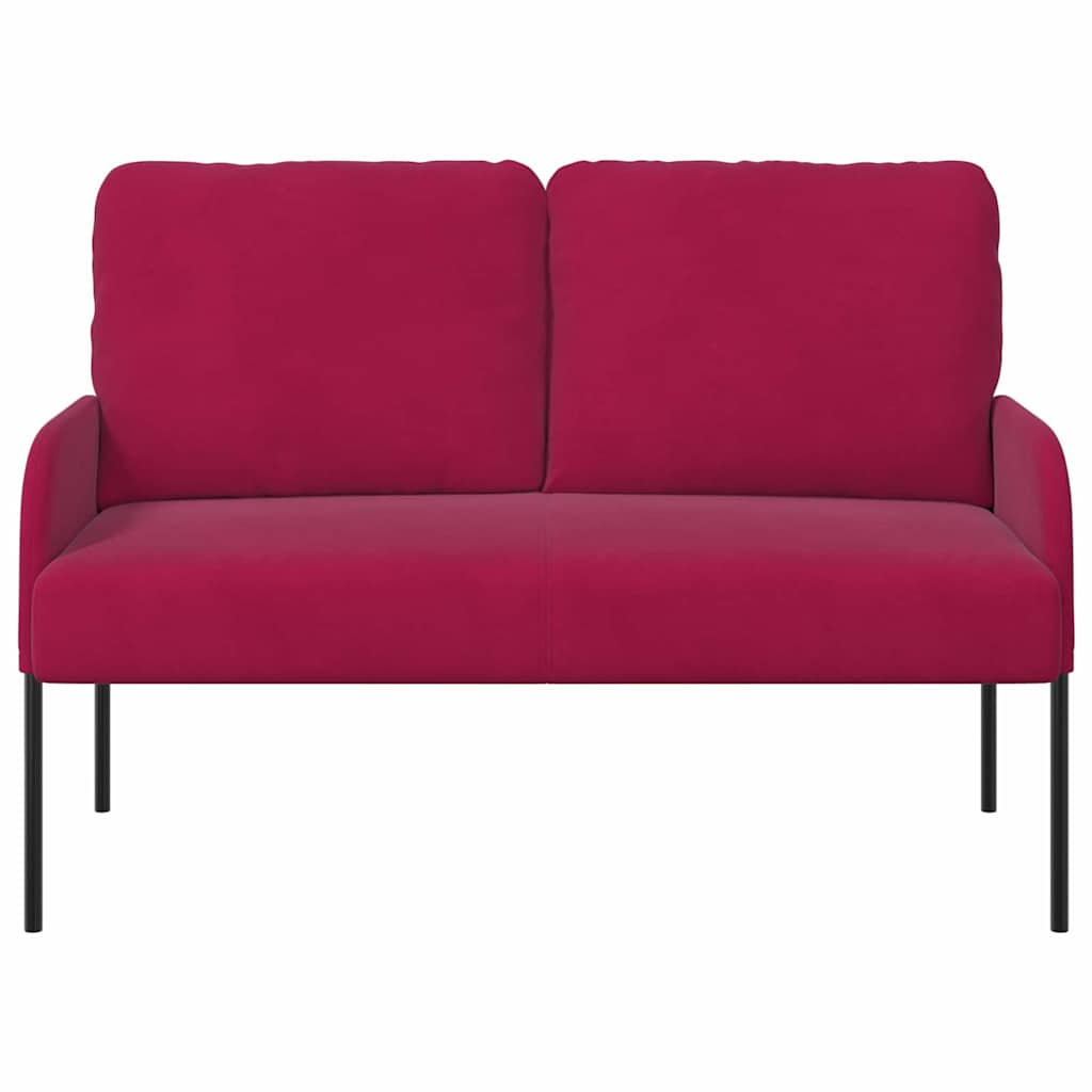 Canapés avec coussin 110cm Bordeaux Contreplaqué - XIOS