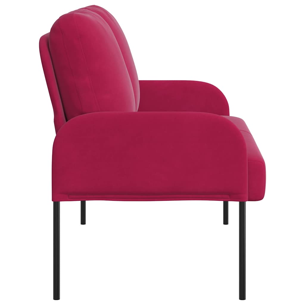 Canapés avec coussin 110cm Bordeaux Contreplaqué - XIOS