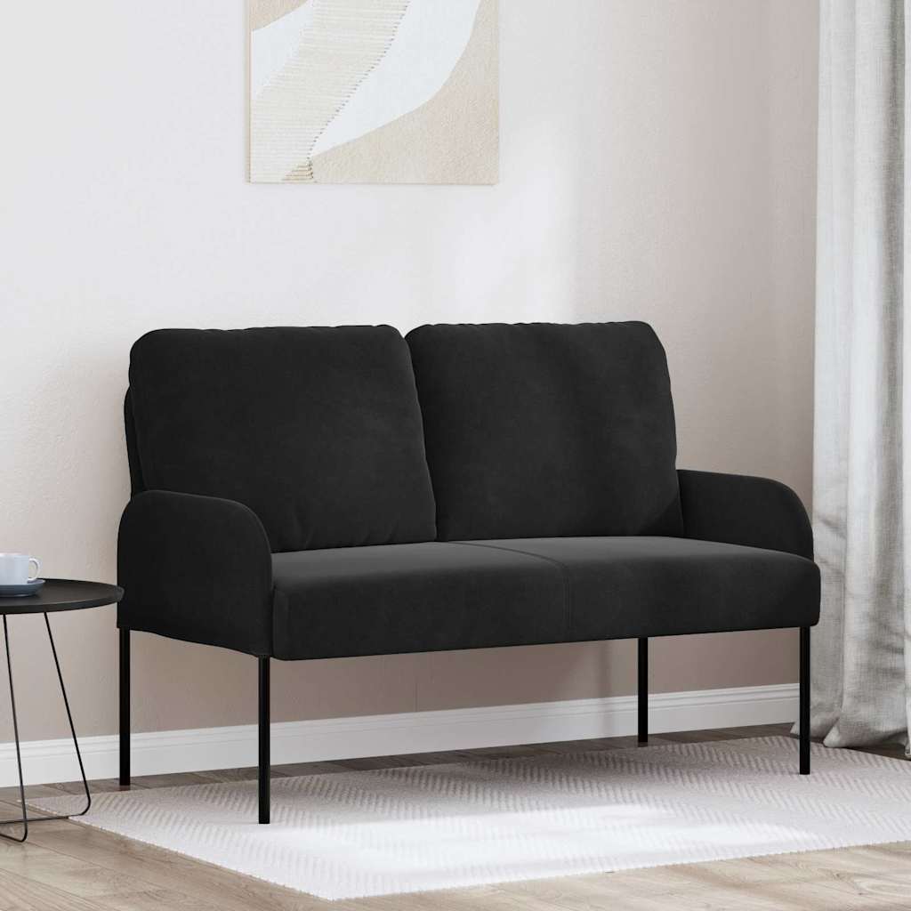 Canapés avec coussin 110cm Noir Contreplaqué - XIOS