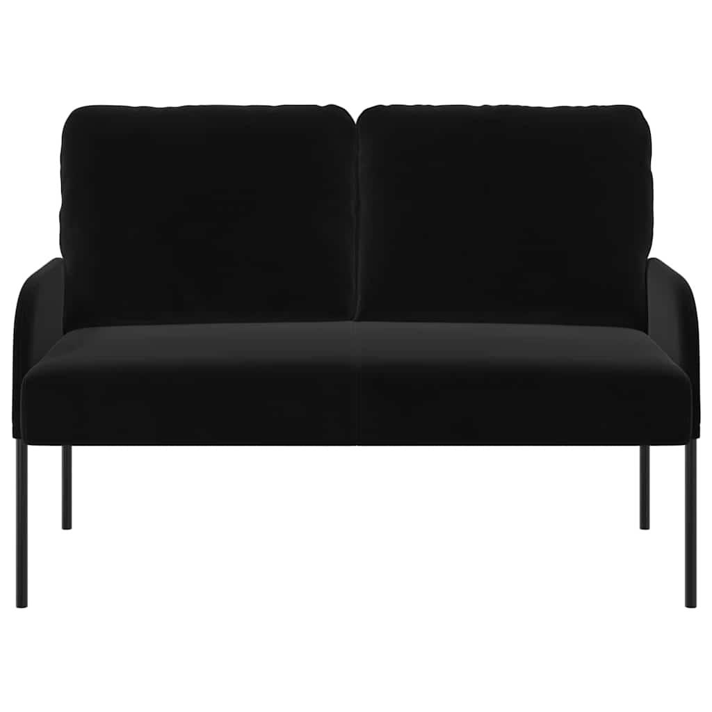 Canapés avec coussin 110cm Noir Contreplaqué - XIOS