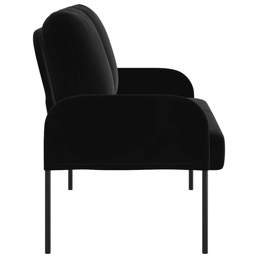 Canapés avec coussin 110cm Noir Contreplaqué - XIOS