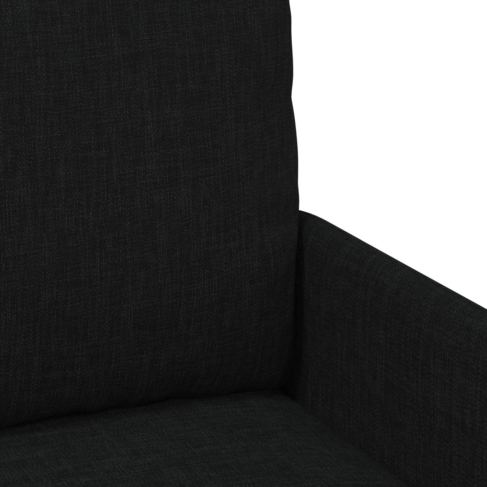 Ensembles de canapés 3 pcs Noir 115 x 56 x 80 cm Contreplaqué - XIOS