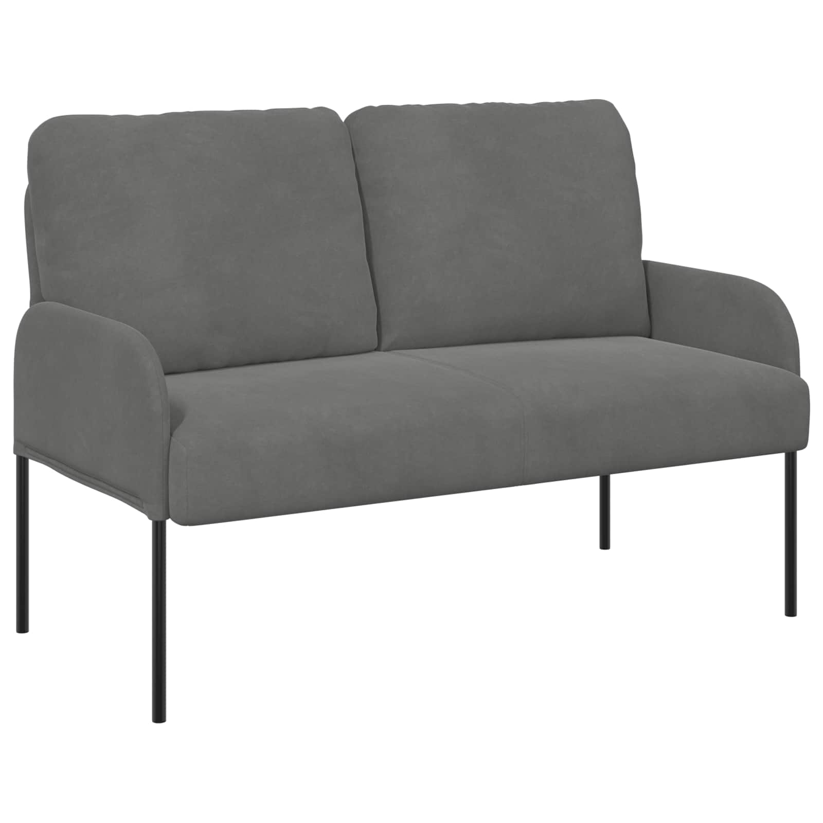 Ensembles de canapés 3 pcs Gris foncé 115 x 56 x 80 cm - XIOS