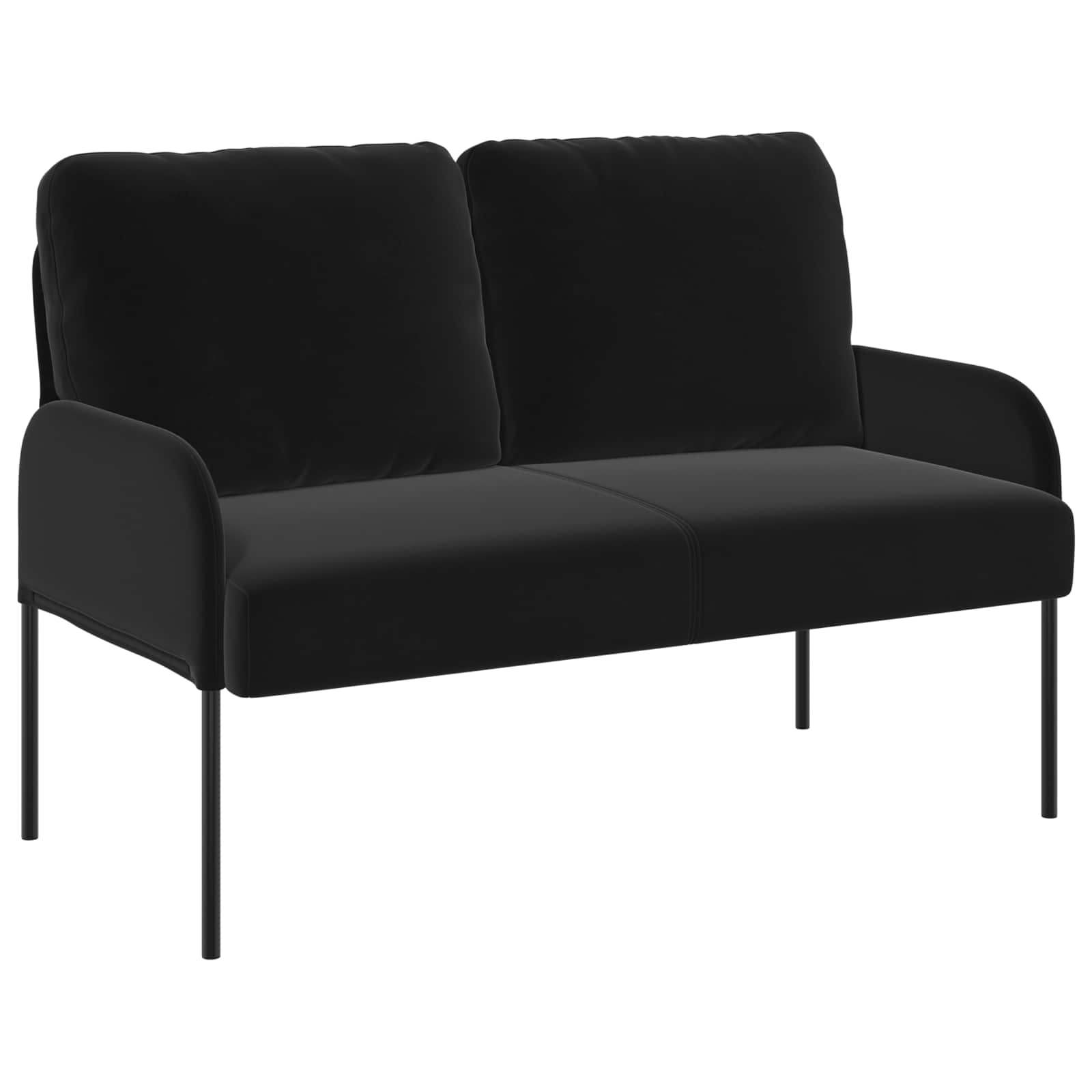 Ensembles de canapés 3 pcs Noir 115 x 56 x 80 cm Contreplaqué - XIOS