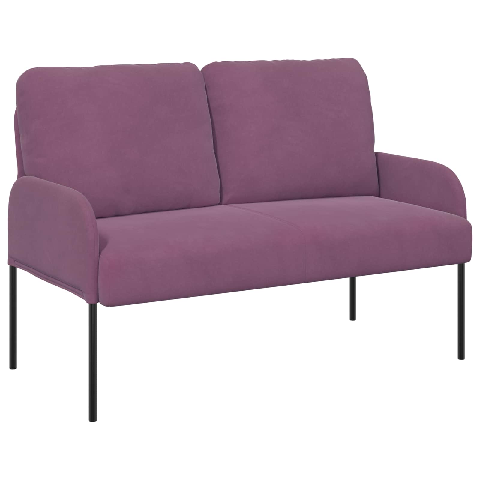 Ensembles de canapés 3 pcs Violet 115 x 56 x 80 cm Contreplaqué - XIOS